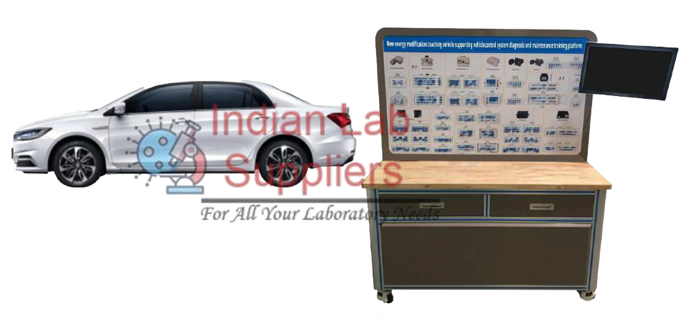 New Energy Modification Teaching Vehicle Supporting Vehicle Testing Training System